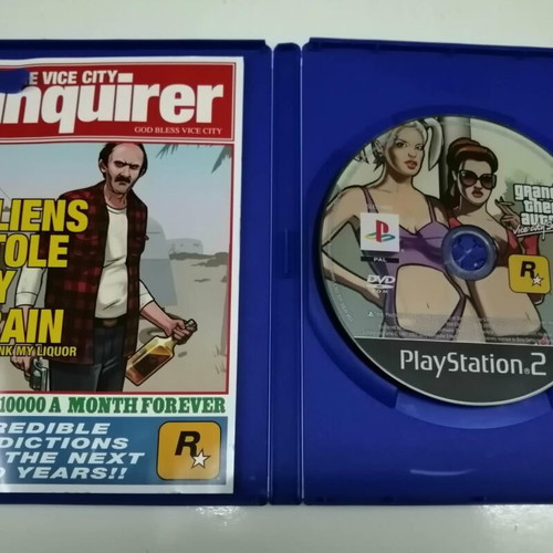 Grand Theft Auto Vice City Stories PS2 game, English