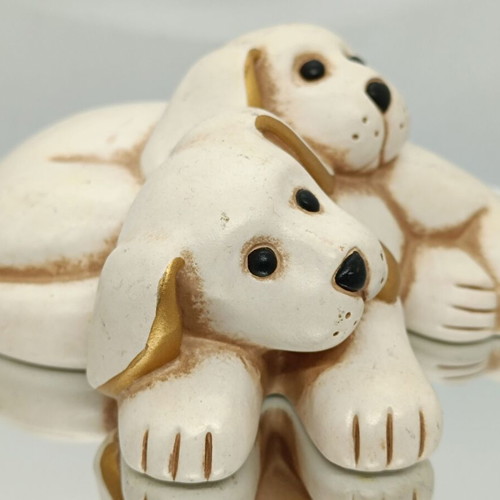 Thun puppies used, porcelain and ceramic
