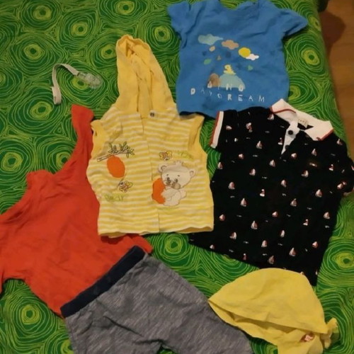 Baby boys' clothes new, pack of 31 pieces 6 months to 2 years