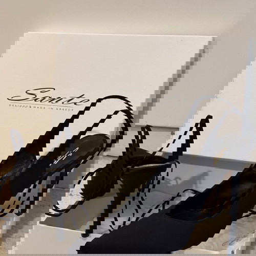 Μαύρες γόβες Sante ελληνικής κατασκευής, νούμερο 39, καινούργιες