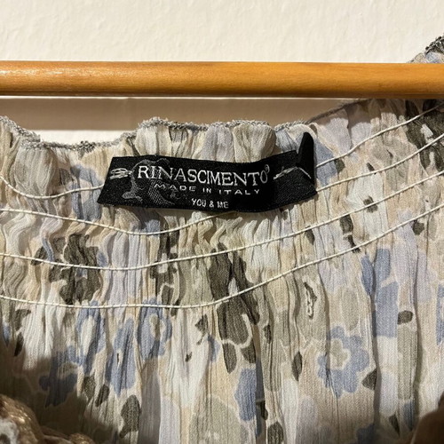 Rinascimento dress gray multicolor size S used