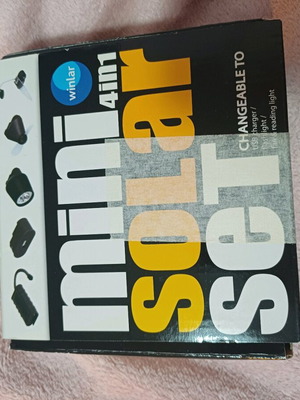 Mini solar set 4 in 1 used