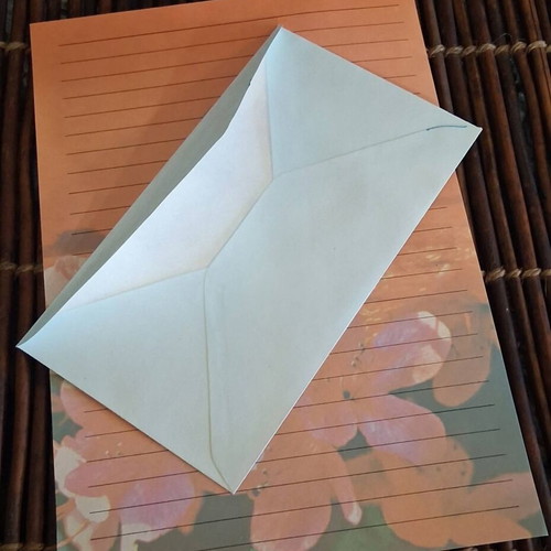 Vintage letter writing sets used, pack of 5 from 1980