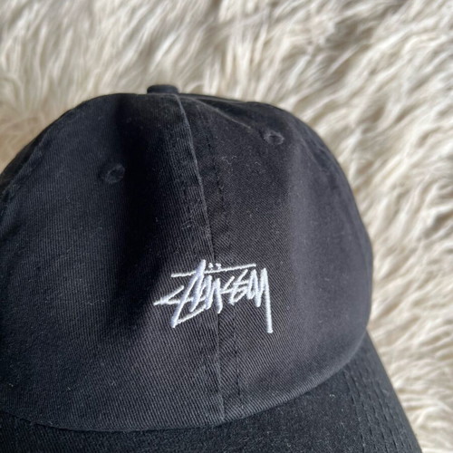 Stussy Stock Logo Cap new, black