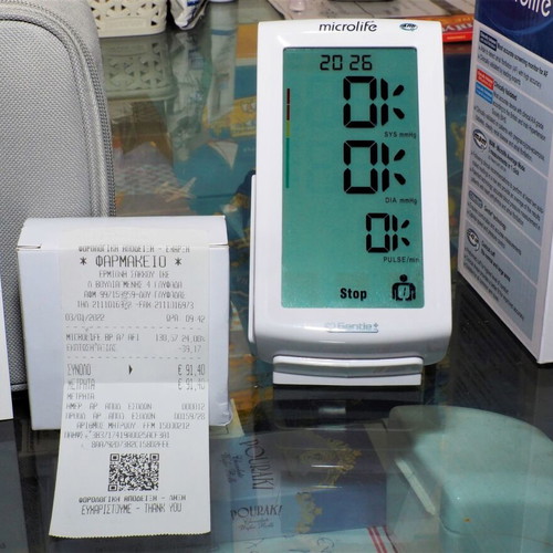 Microlife BP A7 Touch blood pressure monitor like new with 10-year warranty