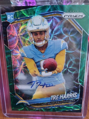 2025 Prizm Tre Harris 03/75 RC Green Scope Auto card new