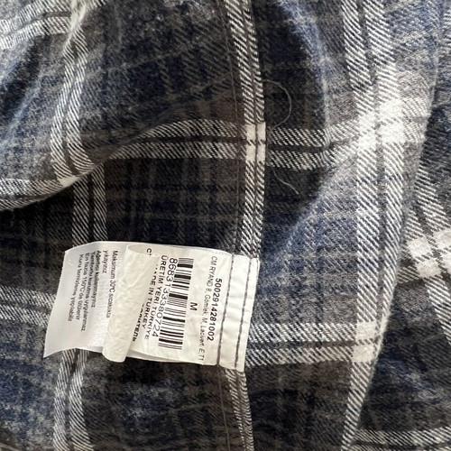 Flannel shirt used, multicolor, size M, autumn winter