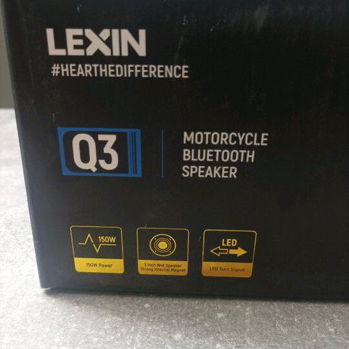 Lexin Q3 motorcycle Bluetooth speakers new, waterproof IP67, 150W