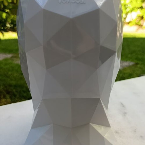 Vondom Adan Nano decorative vase like new, glossy white design by Teresa Sapey