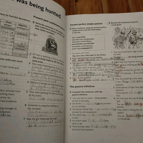 The Wonderkids 3 workbook used, with notes