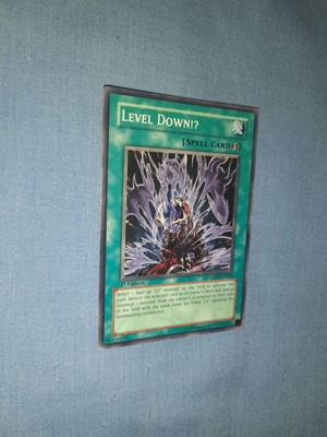 Yu Gi Oh Level Down Common κάρτα Spell 1st Edition καινούργιο