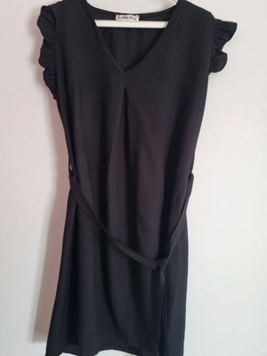 Summer black dress new, one size, breathable fabric