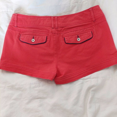 Guess women's red shorts large like new