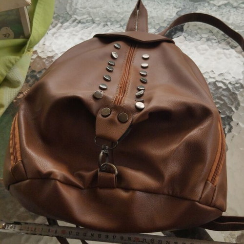 Backpack slightly used brown without damages