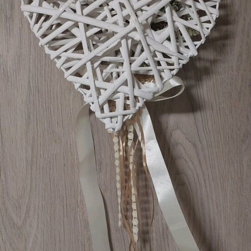 Decorative heart like new, hanging for wedding or home