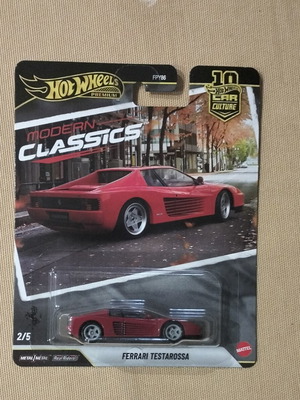Hot Wheels 1:64 Ferrari Testarossa καινούργιο στην αρχική συσκευασία