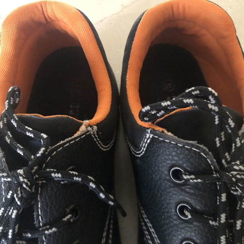 Unimac S3 men's safety work shoes used, black-orange, size 46