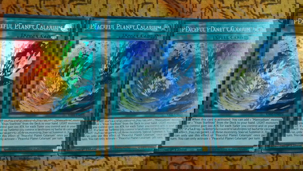 Peaceful Planet Calarium Set (Super Rare, Yugioh)