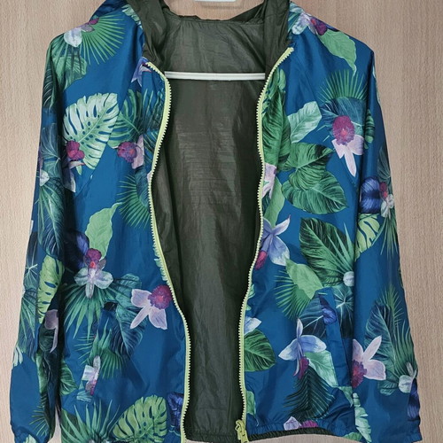 ZARA reversible windbreaker jacket, multicolour