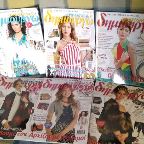 Dimiourgo magazines like new, pack of 6 issues