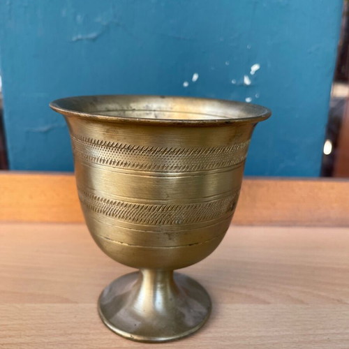 Bronze mortar used, old collectible