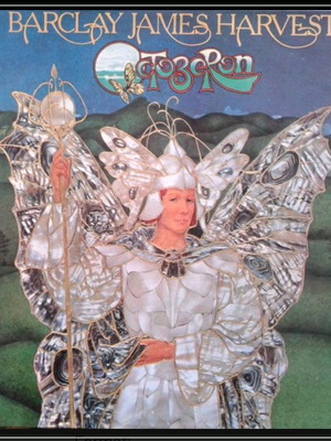 Barclay James Harvest Octoberon vinyl LP album used, original Greek press