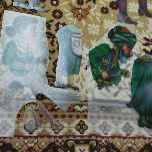 Karagiozis and His Company figures and sceneries set