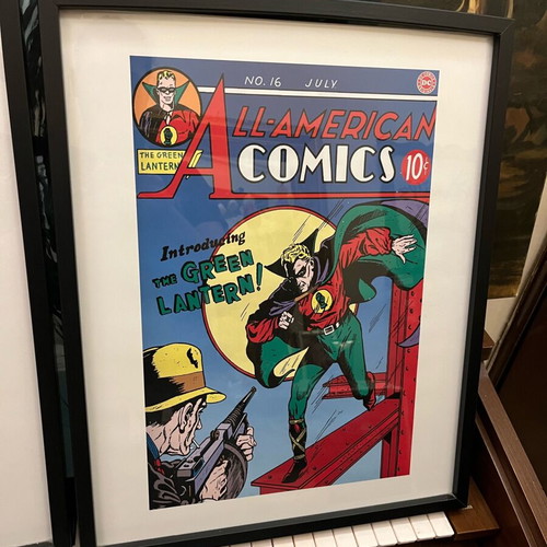 Collectible framed posters new, Angry Birds & vintage comics set of 4