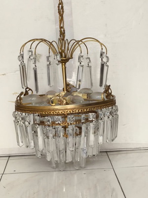 Chandelier used with crystals