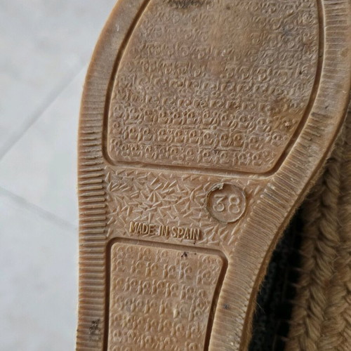Guess espadrilles like new, black, size 38