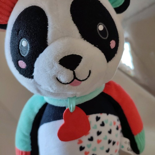 Clementoni Baby Plush Panda like new with sounds for 0+ months