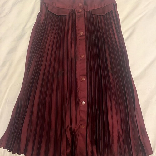 Scotch & Soda high-waisted pleated skirt like new, Tyrian violet, XS