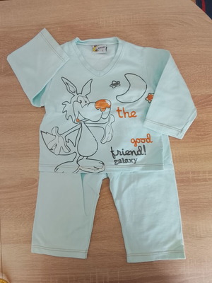 Galaxy cotton pajama used for 12-month-old boy
