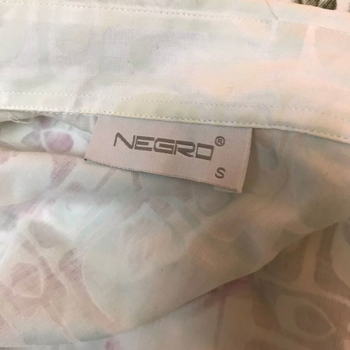 Women's shirt used, size small, transparent fabric, white