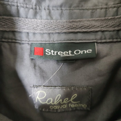 Street One Women's Shirt S/M Gray Cotton like new