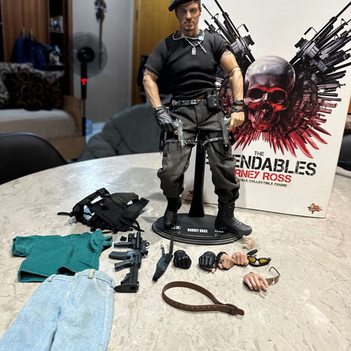 The Expendables Barney Ross figure used, 1/6 scale collectible