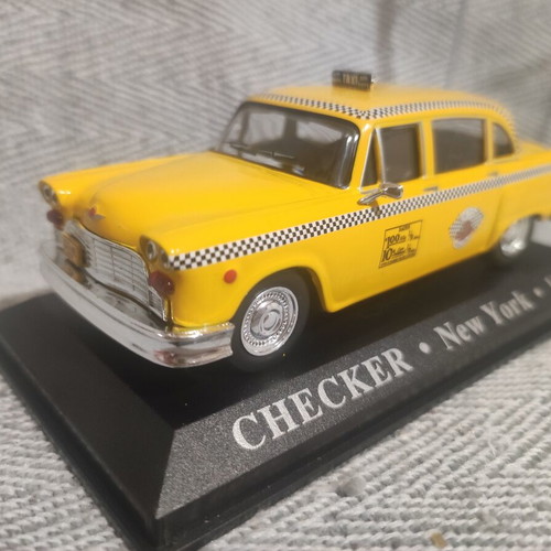 Metallic Taxi Checker miniature New York 1980 DeAgostoni new in box