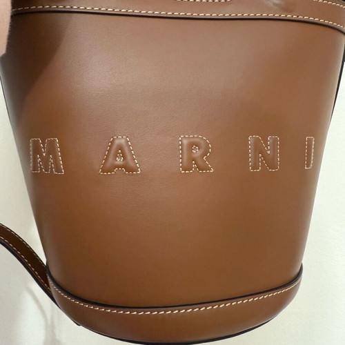 Marni Bucket Bag like New Crossbody Brown