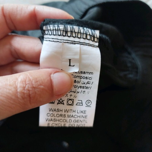 Pants L size buggy style new, black