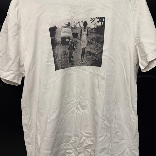 Zara t shirt worn, size XL, black and white
