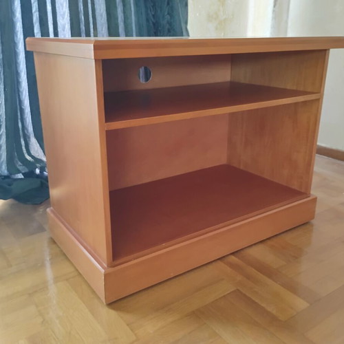 Living room furniture set cherry wood with lighting, like new