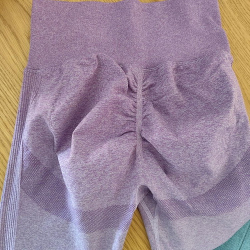 Shein purple seamless leggings like new, medium size