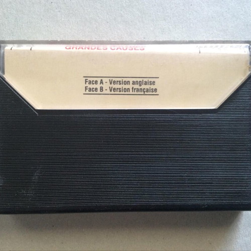 Victor Hugo Grandes Oeuvres Grandes Causes cassette tape used