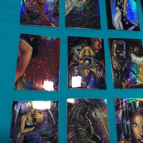 Darkchylde Chromium trading cards new complete set of 50 cards 1997 Randy Green
