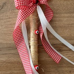 Easter candle handmade new