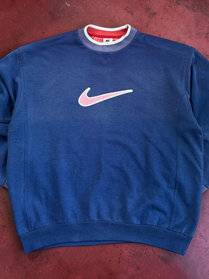 Nike vintage 90s blue crewneck sweatshirt size L used