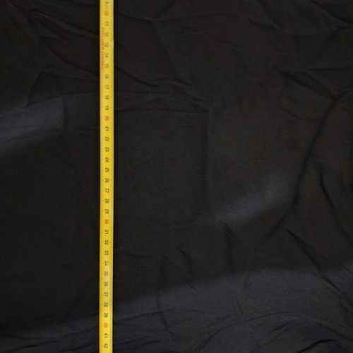 Dixie black thin blouse with V back like new, size M