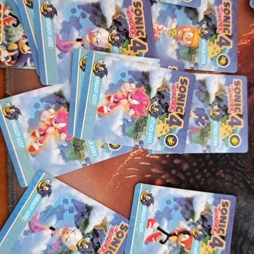 Sonic the Hedgehog 4 card pack of 14