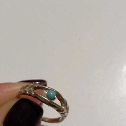 silver ring 925 with turquoise stone