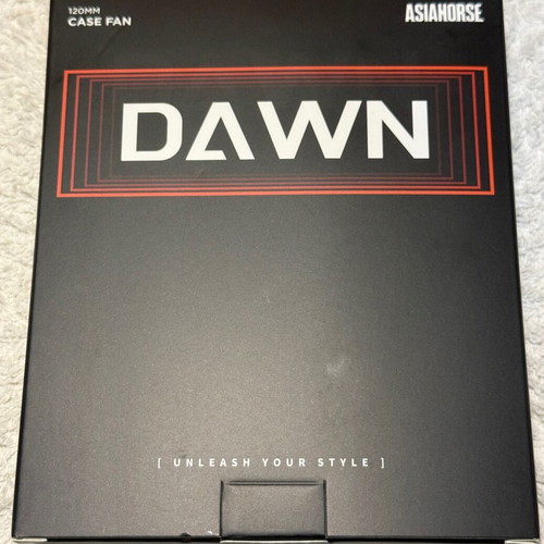 Asiahorse DAWN PRO 120mm fan new with mirror effect and reverse blade